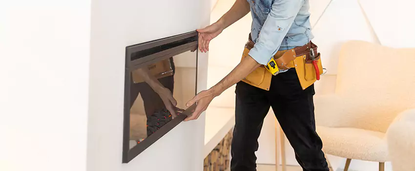 Metal Fireplace Installation in Murray, Utah
