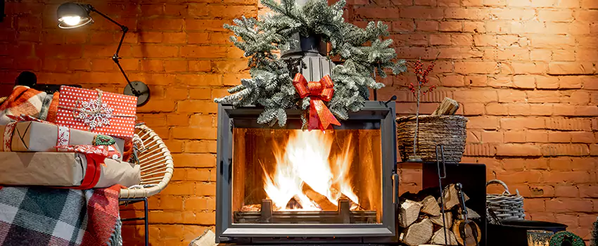 Travis Industries Linear Gas Fireplace Installation in Murray, Utah