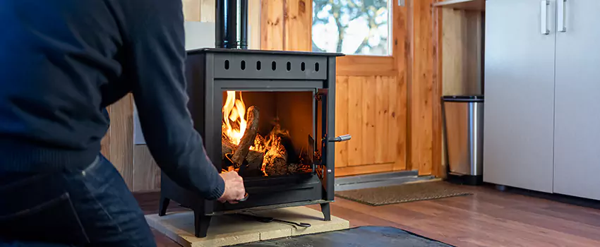 Open Hearth Wood Fireplace Installation in Murray, UT
